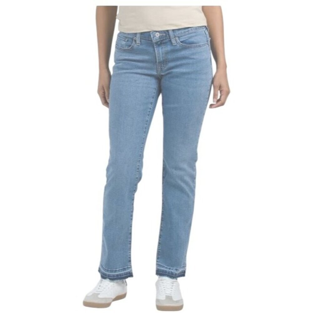 Lucky Brand Womens Mid Rise Sweet Released Hem Straight Ankle Jeans Sz 30  New